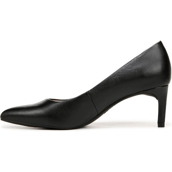 LifeStride Womens Black Polyurethane (PU) Alexis Closed Pointed Toe Pumps Heels - Picture 9 of 9
